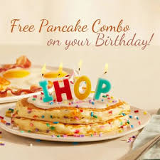 IHOP Dinner Menu 7 IHOP Birthday Rewards