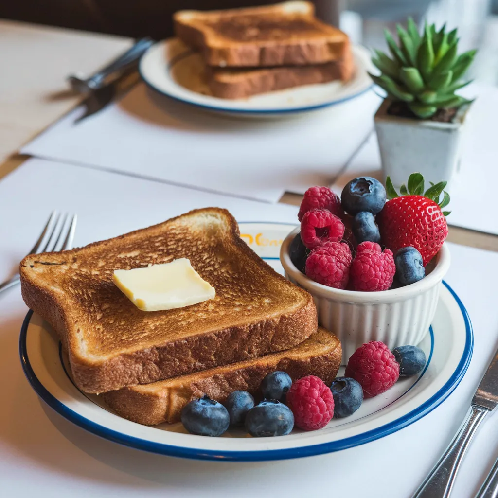 IHOP Omelettes Menu 28 Toast and fruit served as a side option with IHOP omelettes