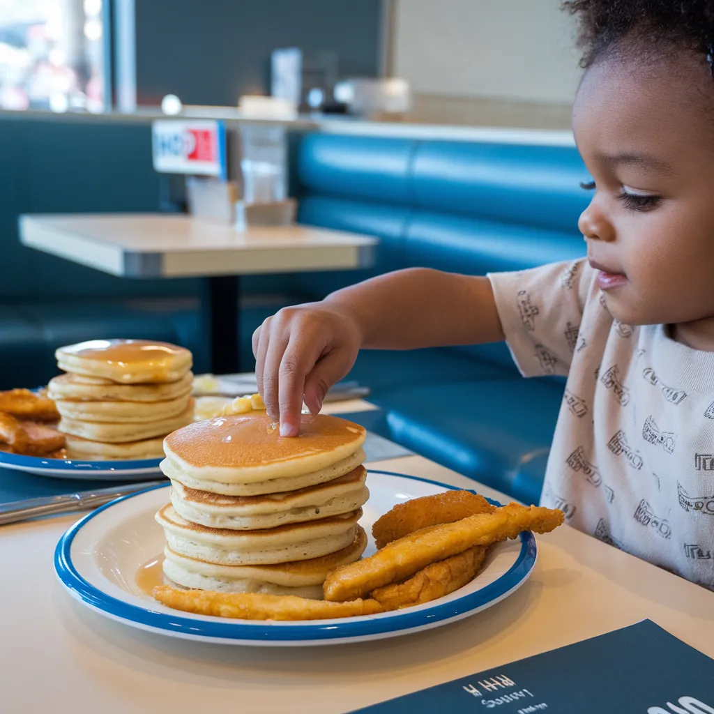 IHOP kids menu ordering required for kids eat free promotion