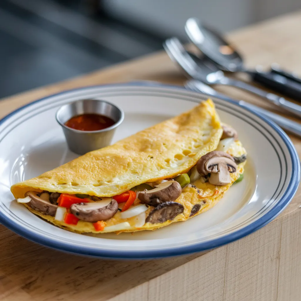 IHOP Omelettes Menu 6 Vegetable omelette showing balanced nutrition and fresh ingredients