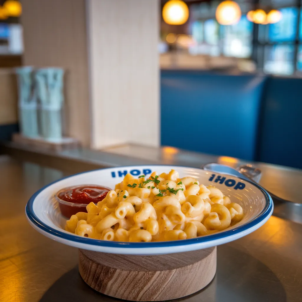 Kraft mac and cheese from IHOP kids eat free menu