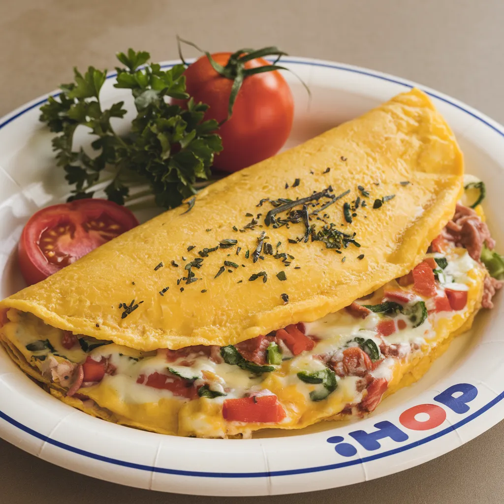 IHOP Omelettes Menu 13 Hearty IHOP omelette served as a filling breakfast meal