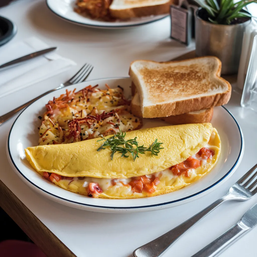 IHOP Omelettes Menu 22 Omelette with cheese and mild spicy ingredients at IHOP