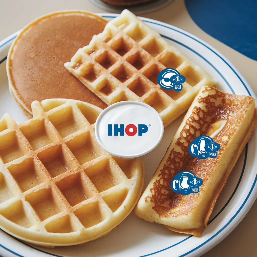 Kids Menu 26 IHOP breakfast items illustrating calorie and ingredient variety