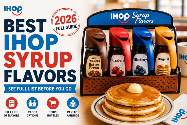 IHOP Syrup Flavors